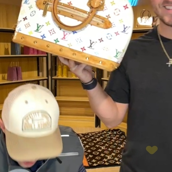 SOLD!!! AUTHENTIC LOUIS VUITTON Murikami multicolor ALMA in PM sz - Picture 2 of 11